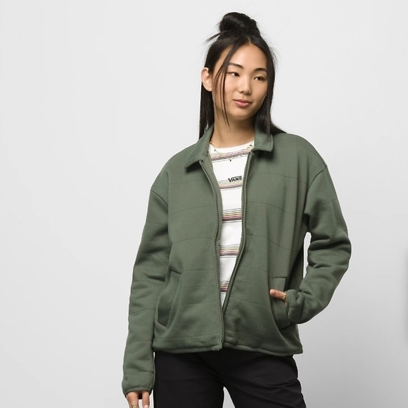 Vans Jackets & Blazers - VANS Quilted Boxy West Jacket - Thyme